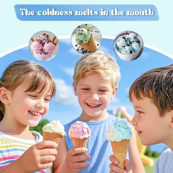 Jooke Latest Ice Cream Maker Attachment for KitchenAid Stand Mixer,Ice Cream Bowl Fit for 4.5QT/5QT/6QT Kitchen Aid Accessories and Attachments,Sorbet Gelato Maker,2QT for Kitchenaid Mixer Attachments