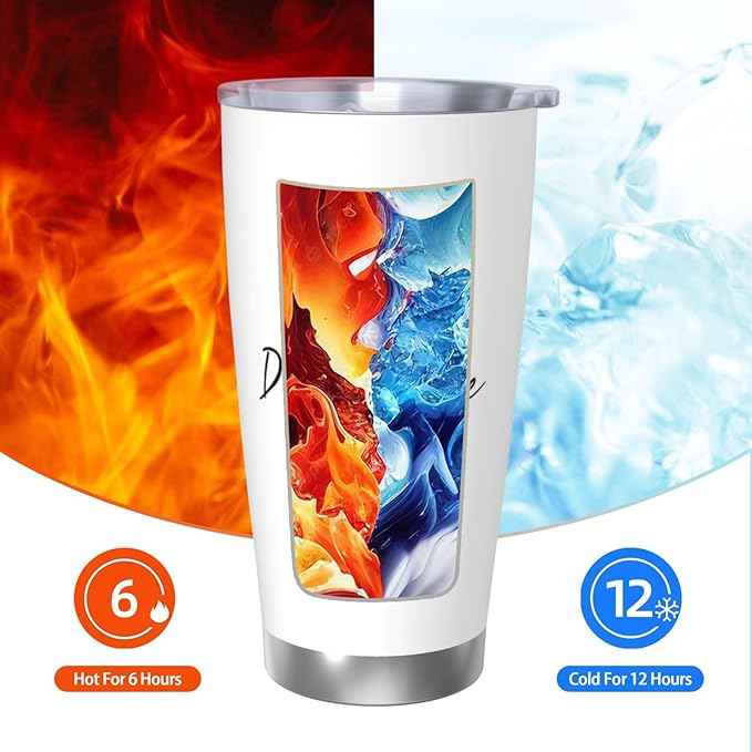 Thank You Gifts Tumbler with Lid and Straw, Stainless Steel Vacuum Insulated Coffee Cup Double Wall Travel Mug,Never Forget The Difference You Make Tumbler 20oz