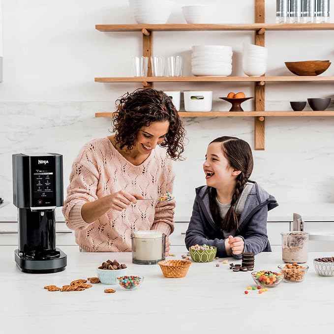 Ninja CN301CO CREAMi Ice Cream Maker, for Gelato, Mix-ins, Milkshakes, Sorbet, Smoothie Bowls & More, 7 One-Touch Programs,