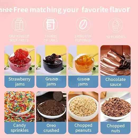 Intelligent Touch Screen Soft Serve Automatic Ice Cream Vending Machine Coin & Card Payment Robot Ice Cream Maker for Business School Cinema Airport