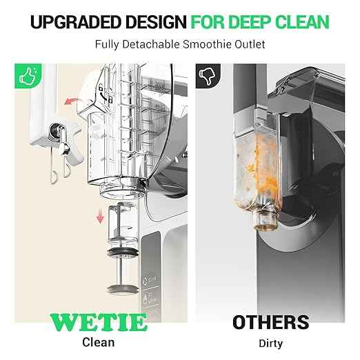 WETIE Slushie Machine, 82oz Slushy Machine for Home with Adjustable Temperature, LED Display, 6 Presets Frozen Drink Maker for Ice Cream, Smoothie, Frappés, Margarita, Milkshake, Auto-Clean