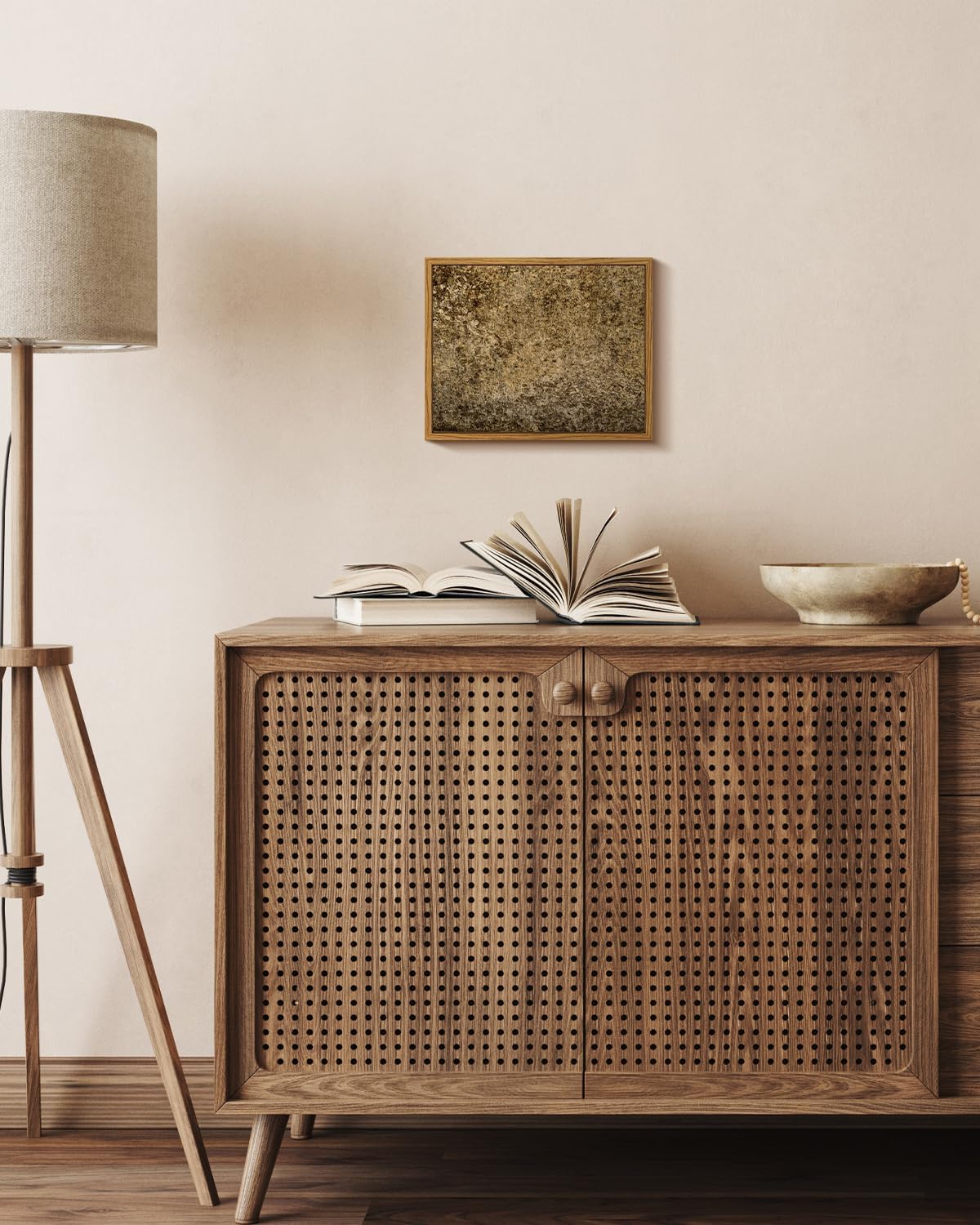 VIYYIEA Framed Canvas Wall Art Home Decor Abstract Textured Wall Prints Modern Bedroom Wall Decor Boho Art Room Décor Chic Wall Pictures Aesthetic Prints Artwork for Living Room Bathroom Decor 8x10in