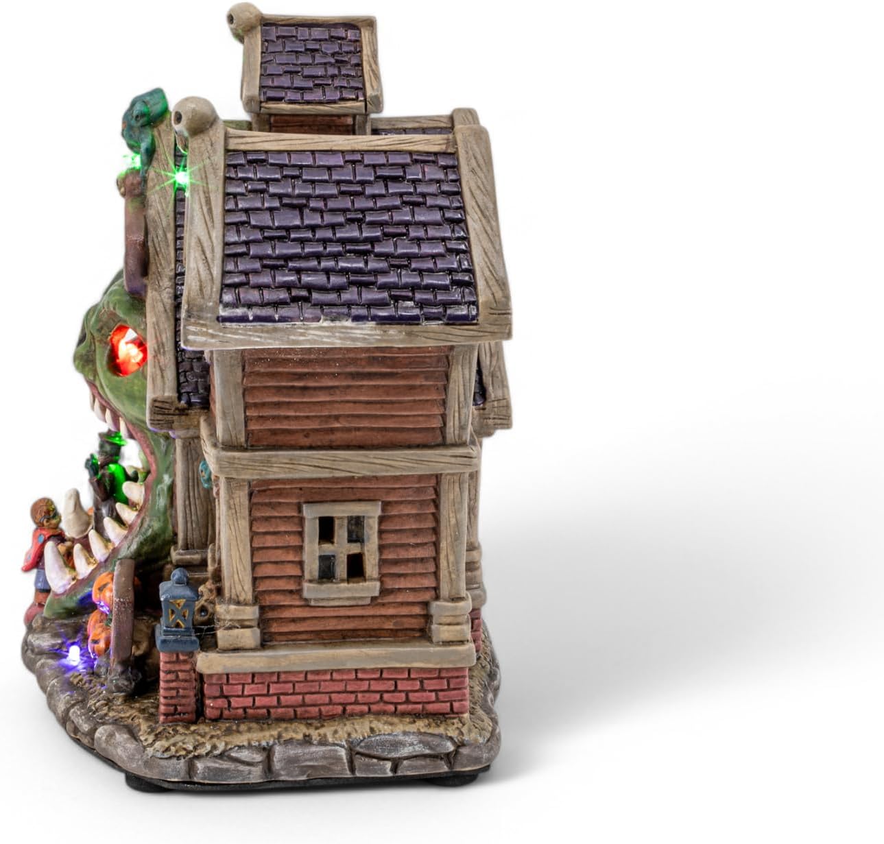 Door of Doom Halloween Village with LED Lights and Music with Volume Control