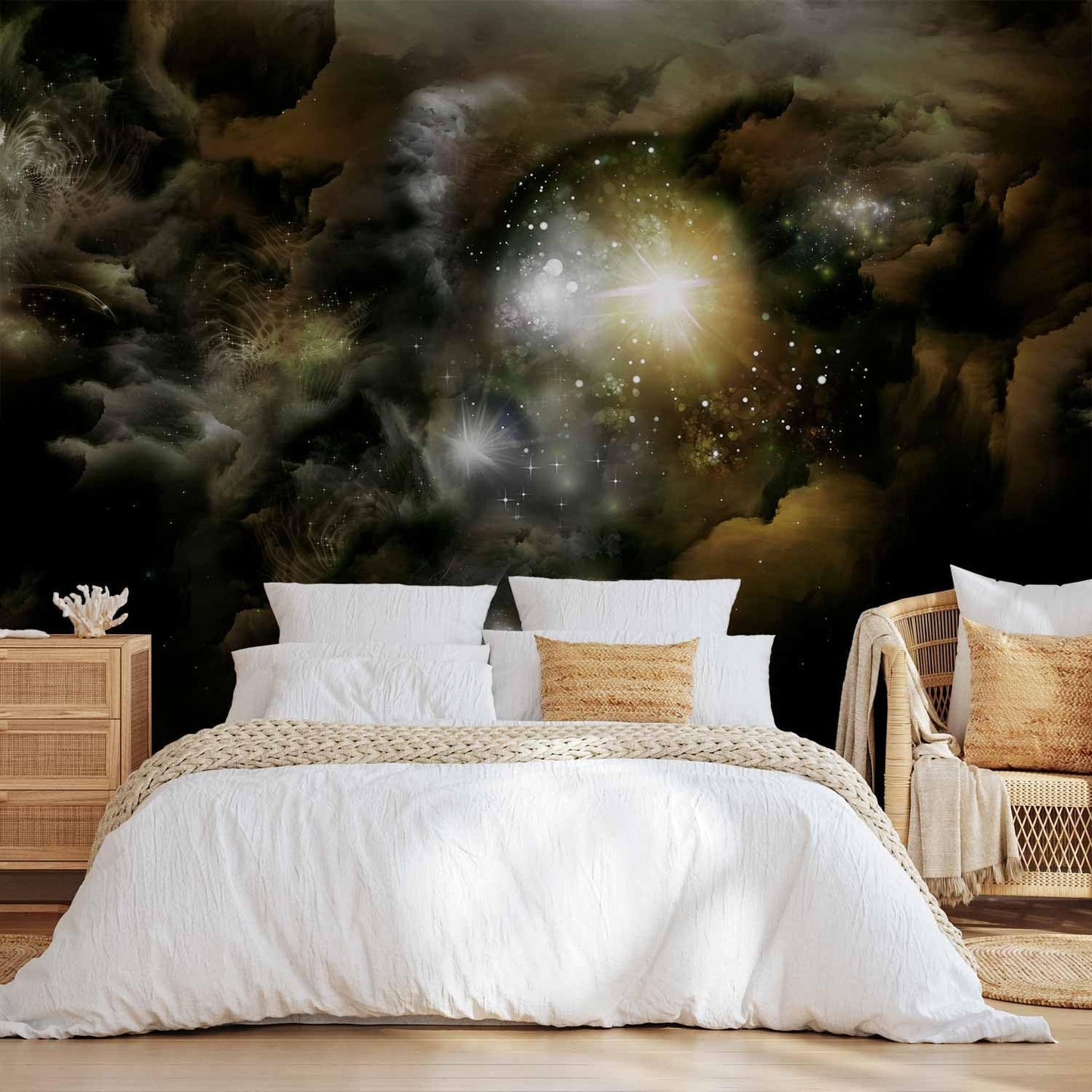 artgeist Wall Mural Cosmos Galaxy 118x83 in - XXL Non-Woven Wallpaper Fleece Wall Decor Photo Print Picture Image Design Home n-A-0027-a-b