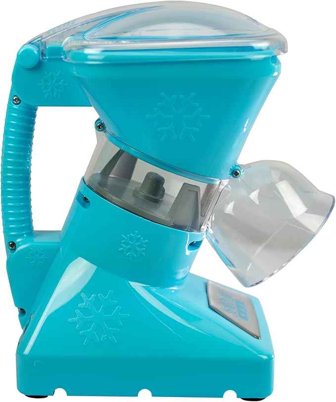SNOWIE - Little Snowie Max Snow Cone Machine - Premium Shaved Ice Maker, With Powder Sticks Syrup Mix, Entrepreneur Kit, Light Blue