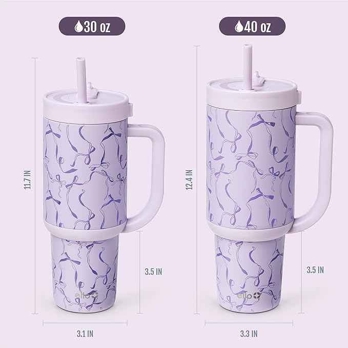 Ello Oasis 30oz Stainless Steel Tumbler - Take a Bow