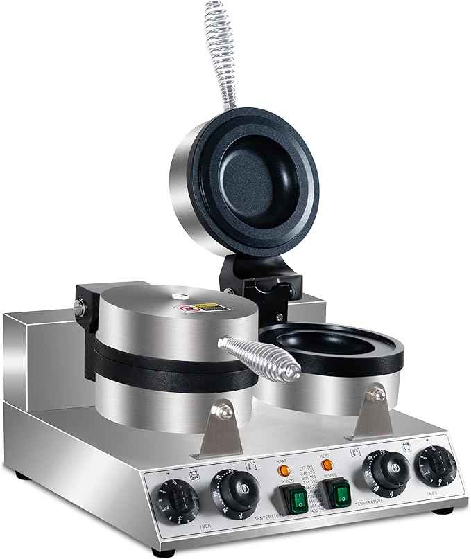 Ice Cream Burger Maker, double UFO Burger Maker, Ice Cream Filling Waffle Maker, Hamburger Waffle Maker Sandwich Press Non-stick Panini press waffle machine 2600W Gelato Panini Press machine
