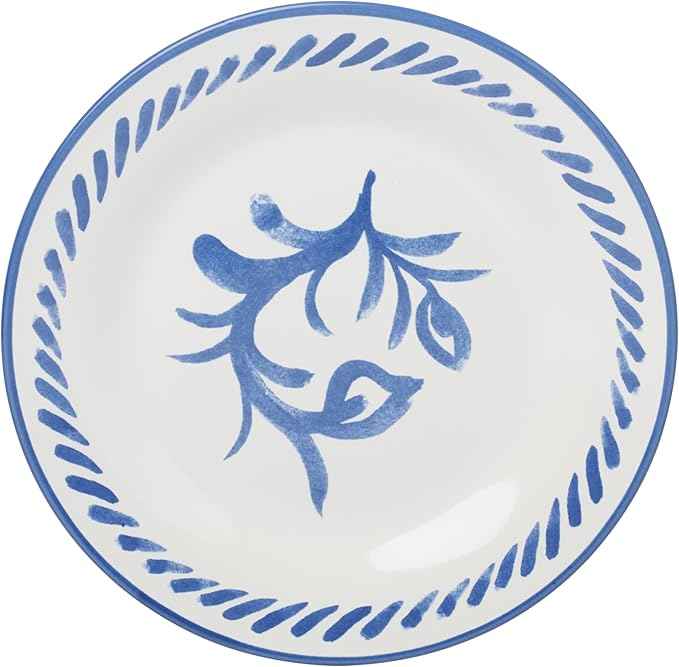 Oneida Dinnerware Set, Solear Blue 12-Piece Set, Service For 4, Stoneware Material, Dishwasher And Microwave Safe, Home And Kitchen, Kitchen And Dining, Dinner Plates And Bowls Sets (Blue, 12 Pieces)