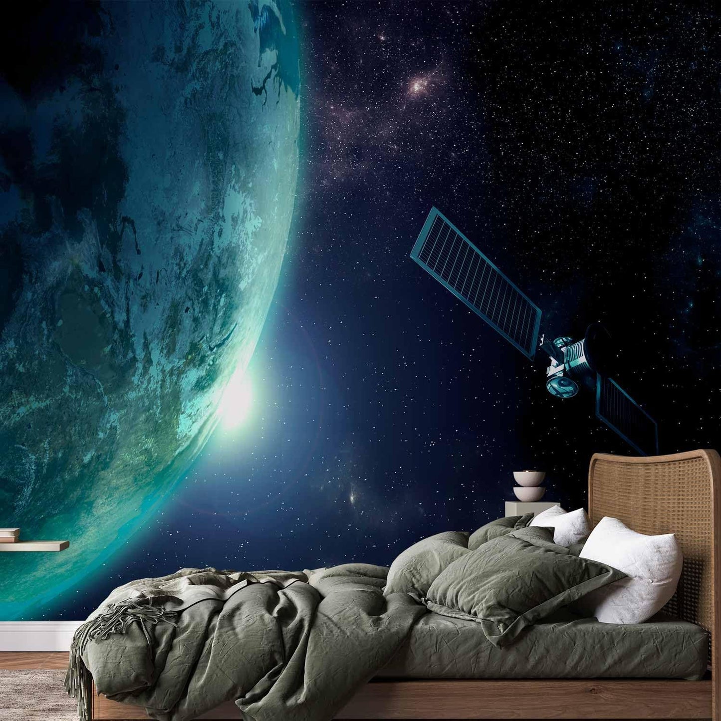 artgeist Wall Mural Cosmos Galaxy 135x101 in - Peel and Stick Self-Adhesive Wallpaper Removable Large Sticker Foil Wall Decor Print Picture Image Design n-B-0007-a-c