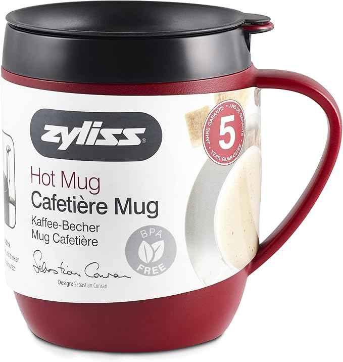 Zyliss Hot Mug Cafetiere, Red