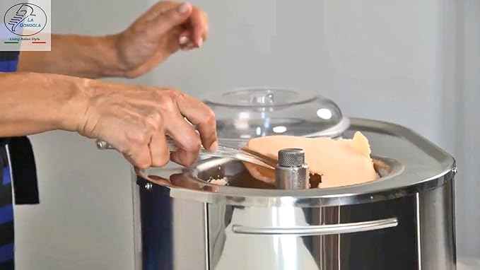 Lello 4080 Musso Lussino 1.5-Quart Ice Cream Maker, Stainless - 110/120V 60 HZ