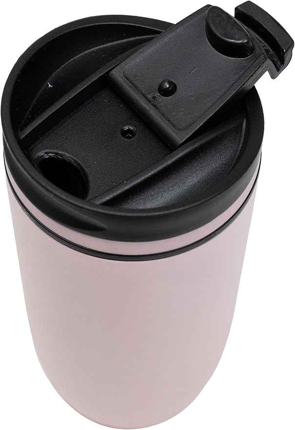 MIRA 16 oz Travel Coffee Mug - Insulated Stainless Steel Tumbler with Screw Lid - Taffy Pink