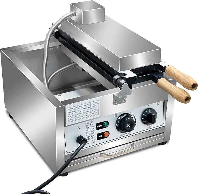 Ice Cream UFO Burger Maker 3pcs, Electric Burger Waffle Maker, rotary Hamburger sandwich machine Non-stick Panini press waffle machine 110V Gelato Panini Press machine for Home Kitchen Use Breakfast