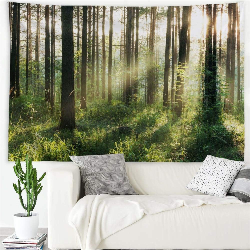 PROCIDA Forest Tree Tapestry Wall Hanging for Bedroom Living Room 60" W x 40" H