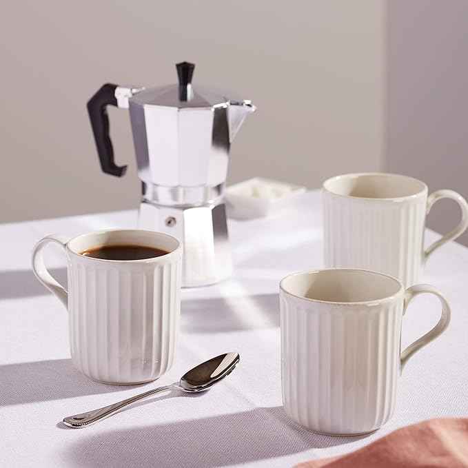 Lenox 893549 French Perle Scallop 4-Piece Mug Set