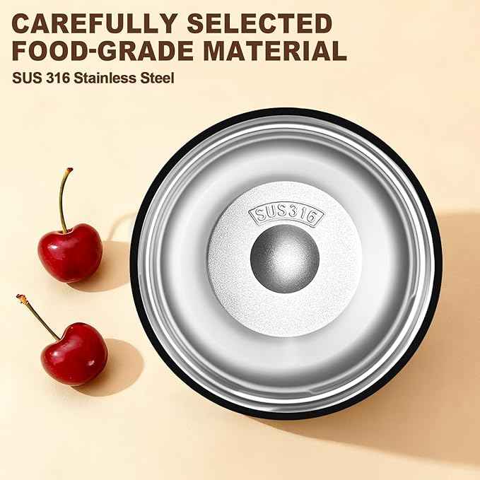 Insulated Coffee Tumbler 17.9oz 530ml Travel Coffee Mug 316 Stainless Steel Dual Drink Openings Leakproof Lid Reusable Insulated Coffee Mug Hot and Cold Ideal Travel Mug for Coffee Lover Daily