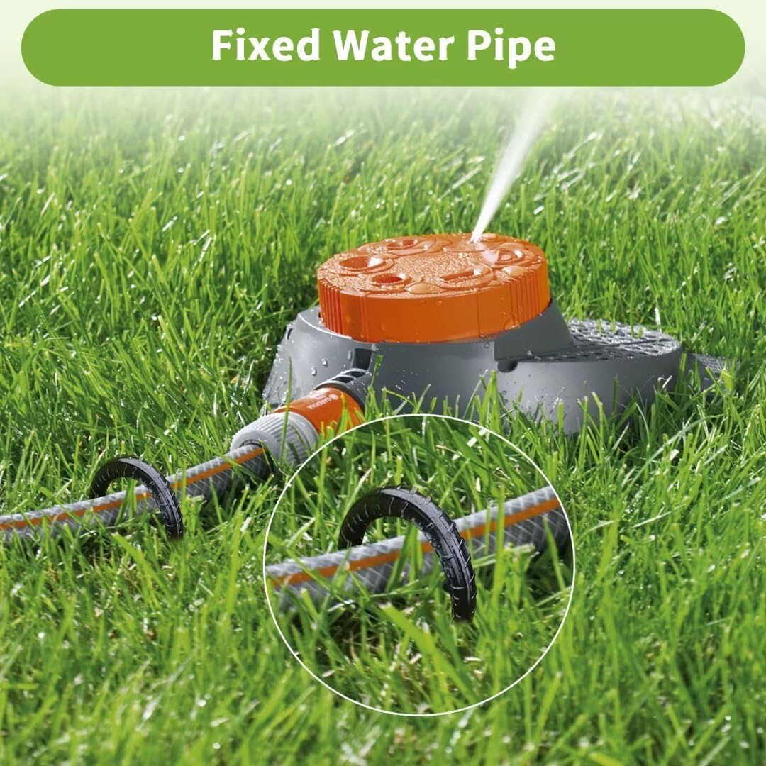 Ground-Stakes-Heavy-Duty-12 inch, U-Hook Rebar Stakes Black Coated Anti-Rust 10pcs Garden Stakes Metal Ground Anchors for Garden Dog Fence Chicken Coop Christmas Decorations Deer Fence