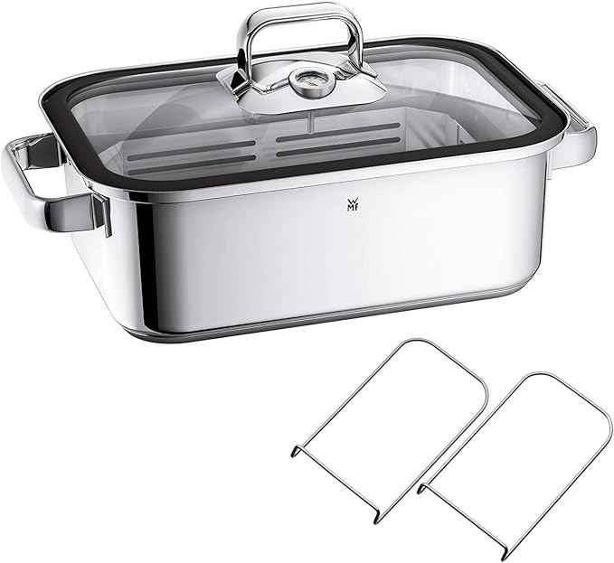 WMF Vitalis Compact Roaster with Silicone Seal, Silver