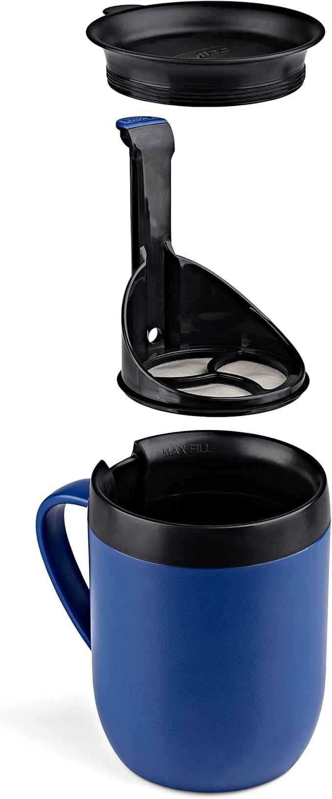Zyliss Hot Mug Cafetiere, Blue