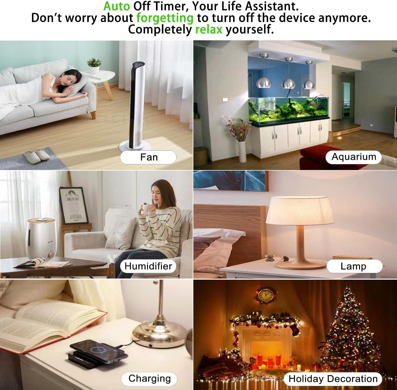 HUNANBAGN Auto Off Timer Lenth 30CM, Remote Controller for Indoor Small Appliances, Electric Oil Melt Warmer Wax Melt Warmer Wax Melter Fragrance Lamp Oil Warmer Burner (Timer30CM 2PACK)