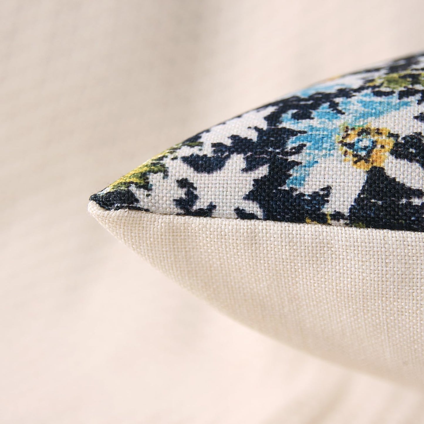 Outdoor Waterproof Pillow Covers 12X20 Set of 2 Bohemian Vintage Carpet Pattern Pillow Covers Green Blue Ethnic Design Decorative Farmhouse Cushion Case for Couch Garden