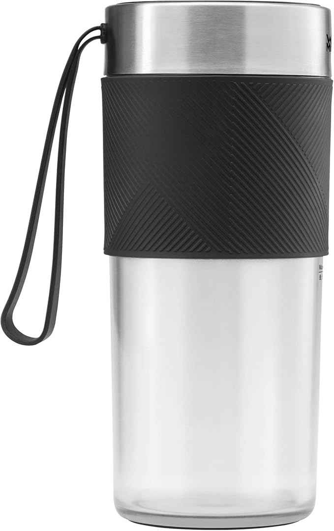 WMF Cromargan 300 ml Portable USB Rechargeable Mini Mixer, Smoothie Maker