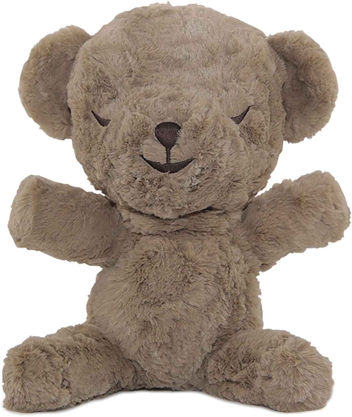 SNOObear White Noise Machine - Cry-Activated Plush Baby Sleep Soother - Cocoa Plush