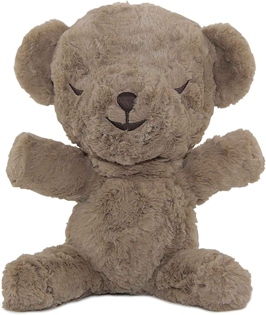 SNOObear White Noise Machine - Cry-Activated Plush Baby Sleep Soother - Cocoa Plush