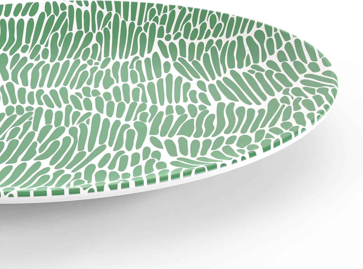TervisHome Melamine Dinner Plates - Set of 4 | Enchanted Garden Collection | Durable Stoneware-like Quality, Dishwasher Safe, Perfect for Indoor and Outdoor Use