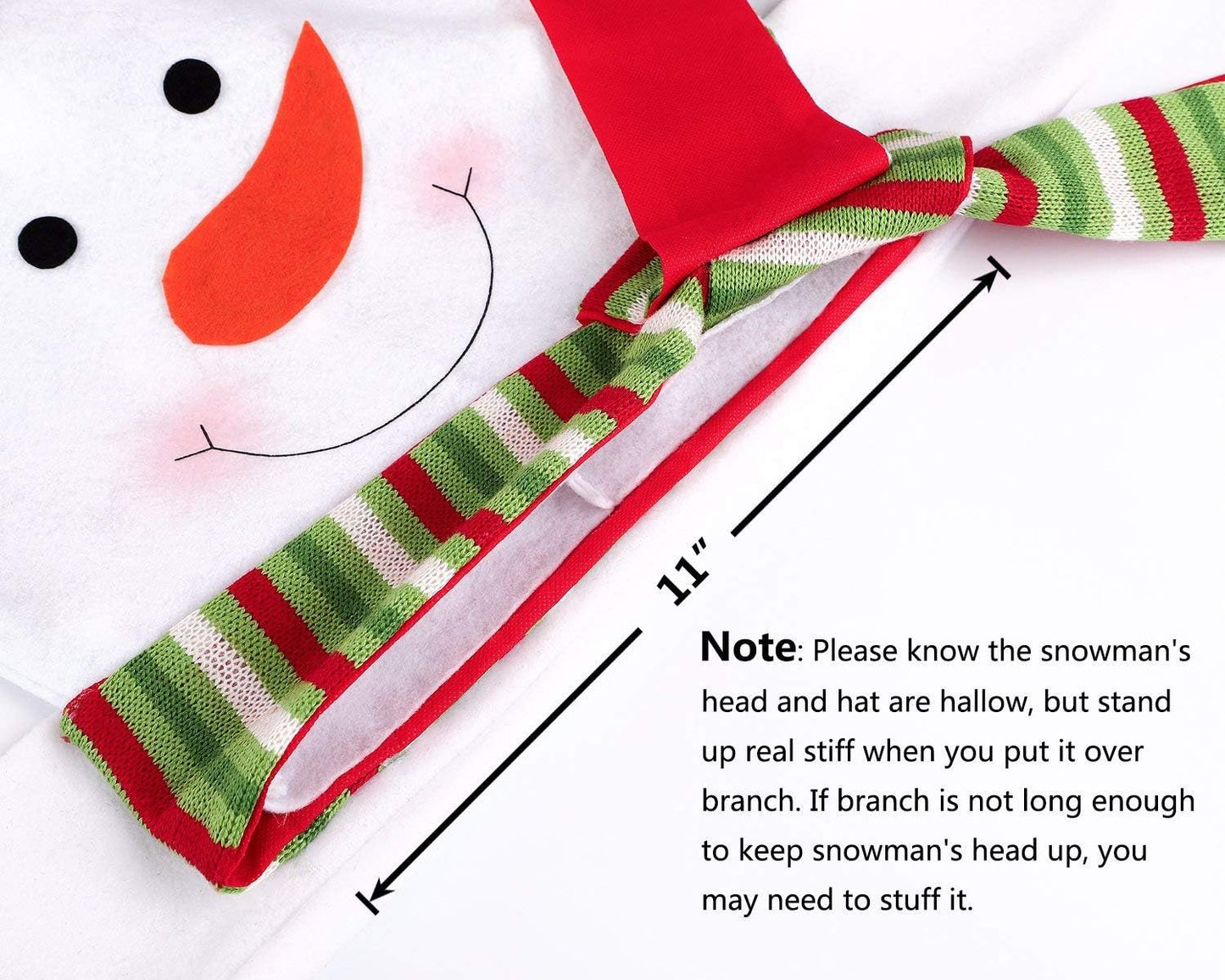 Christmas Tree Topper Snowman Top Hugger for Xmas Tree Holiday Decorations Winter Wonderland Decoration New Year Decorations