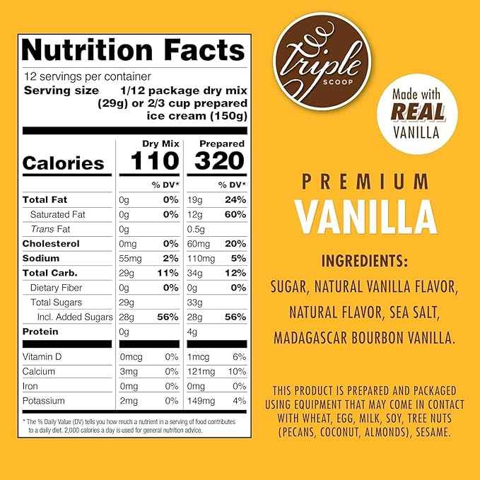 Triple Scoop - Variety Pack (4) Ice Cream Mix, Mix For Ice Cream Maker. Simple, Easy, Delicious. From Gourmet Mix To Maker in 5 Minutes. Made in USA (Vanilla, Chocolate, Strawberry, Mint Choc Chip)