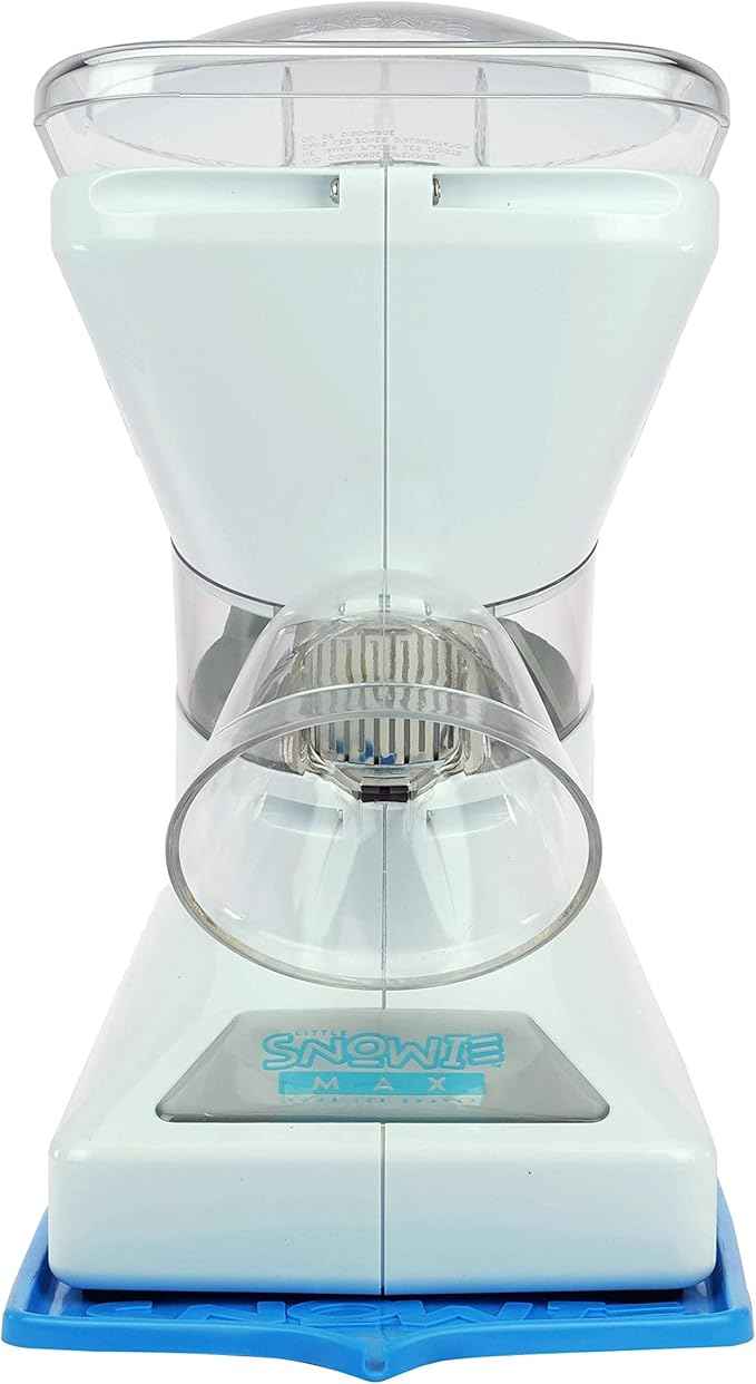 SNOWIE - Little Snowie Max Snow Cone Machine - Premium Shaved Ice Maker, With Powder Sticks Syrup Mix, Entrepreneur Kit, Light Blue