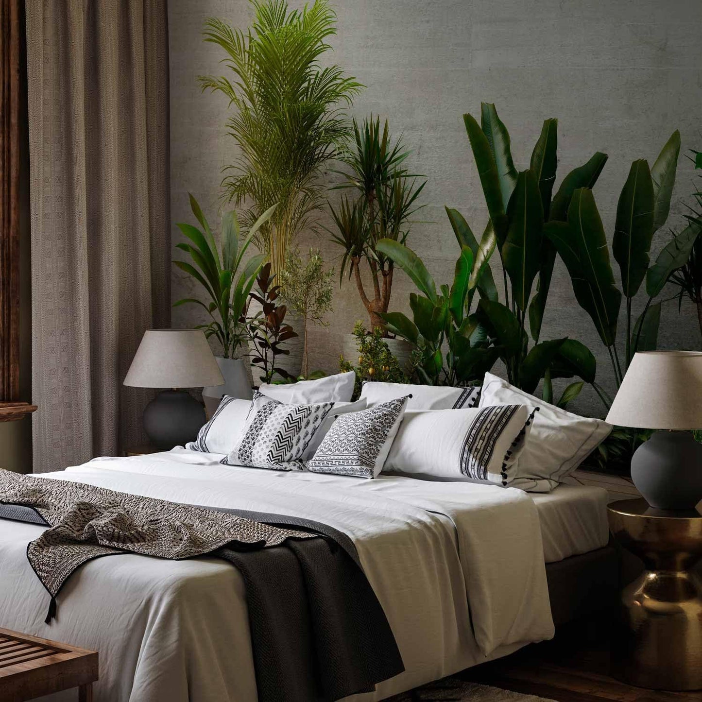 artgeist Premium Wall Mural Nature 79x55 in - XXL Non-Woven Wallpaper Fleece Wall Decor Photo Print Picture Image Design Botanics Plants 3D Effect b-B-0600-a-a