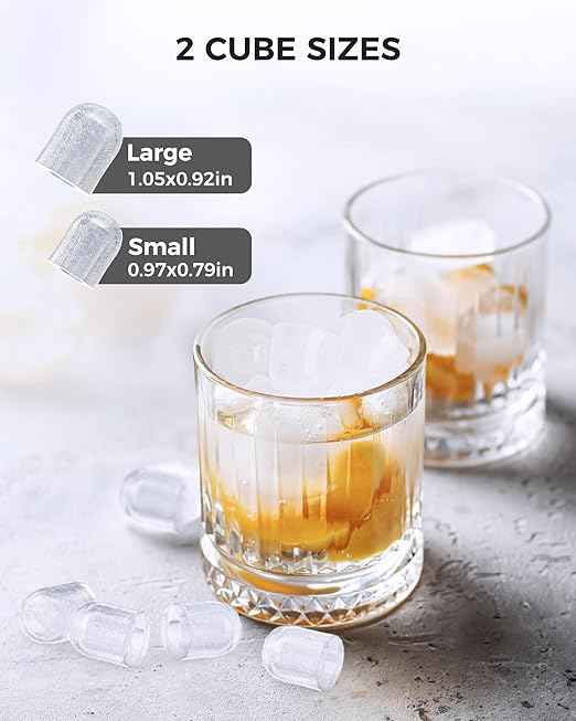 COWSAR Ice Maker Countertop, Portable Ice Machine with Self-Cleaning, 26.5 lbs/24Hrs, 8 Ice Cubes in 6 Mins, Ice Basket and Scoop, Ideal for Home, Kitchen, Bar, Camping