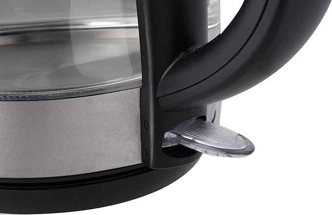 alpina Kettle - Electric - LED - Glass - Stainless steel - Wireless - 1.7 liters