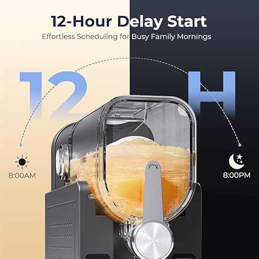 Slushie Machine, No Ice Needed Slushy Maker for Home, Real-Time Temp Display, Frozen Drink Maker with 6 Preset Programs for Ice Cream, Frappés, Milk Shake and More, Black, 1 Pack+3Modes