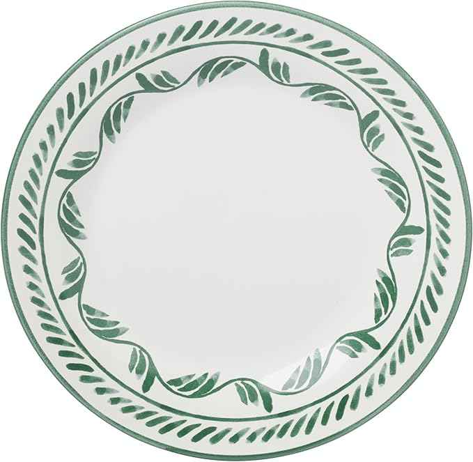 Oneida Dinnerware Set, Solear Green 12-Piece Set, Service For 4, Stoneware Material, Dishwasher Safe & Microwave Safe, Home, Kitchen And Dining, Dinner Plates And Bowls Sets (Green, 12 Pieces)