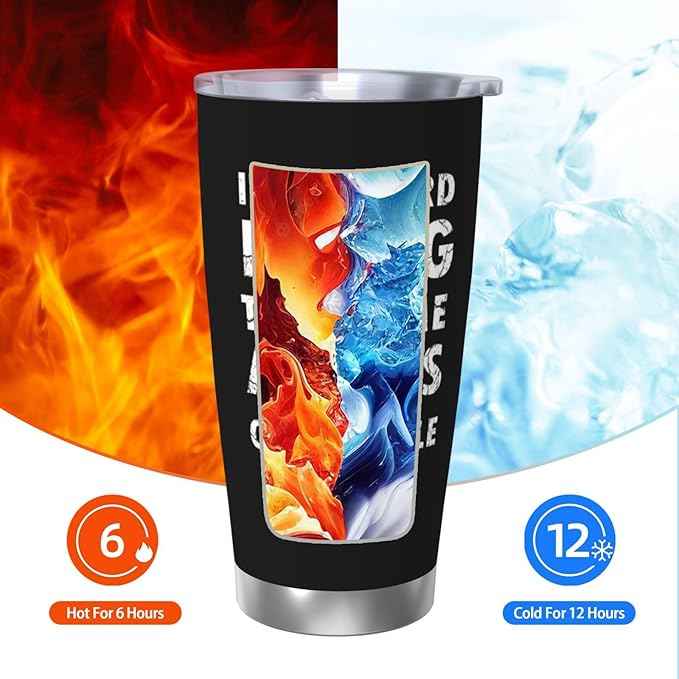 20 oz Tumbler with Lid and Straw, Stainless Steel Vacuum Insulated Coffee Cup Double Wall Travel Mug for Hot and Cold Drinks Dark Black