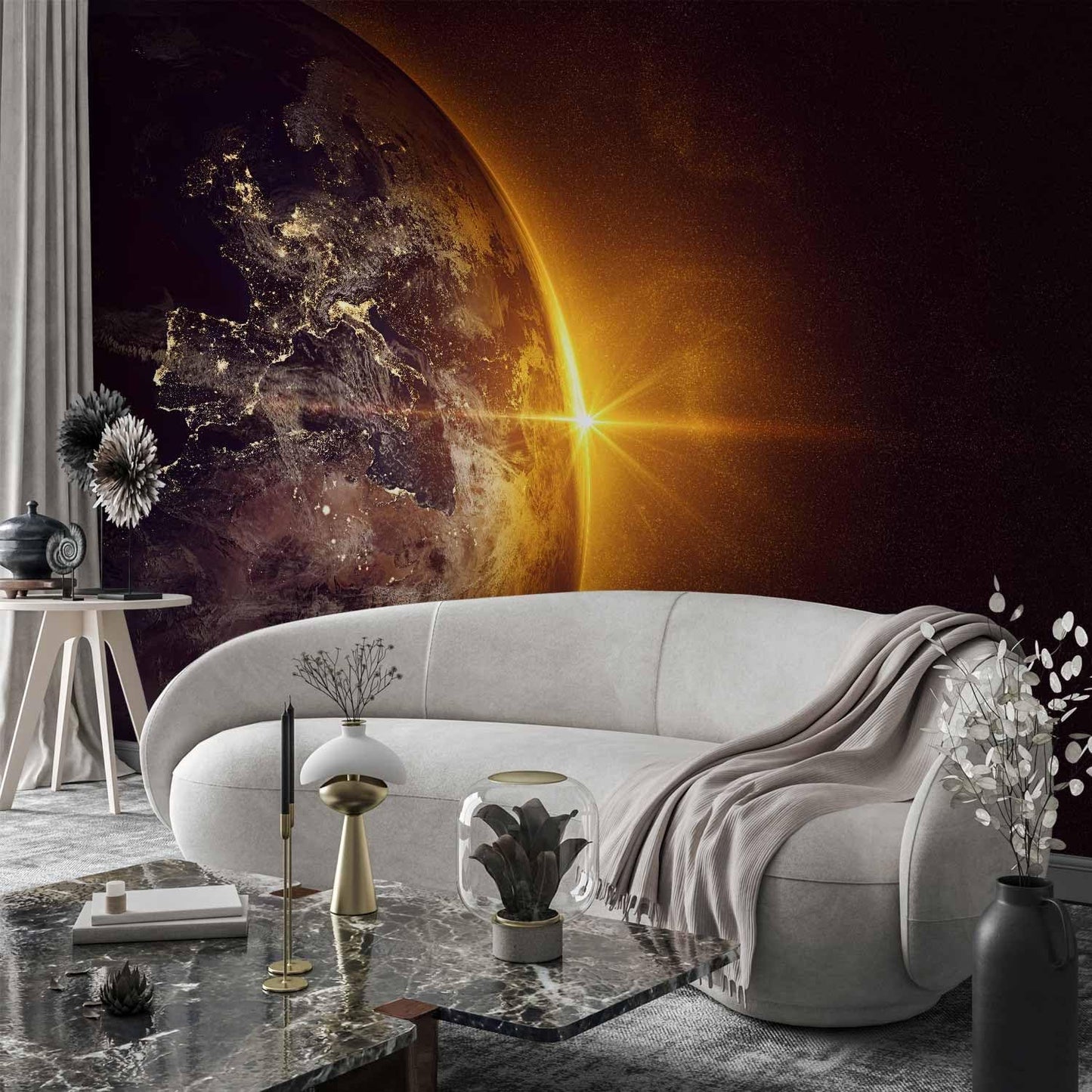 artgeist Wall Mural Cosmos Galaxy 173x124 in - Peel and Stick Self-Adhesive Wallpaper Removable Large Sticker Foil Wall Decor Print Picture Image Design n-B-0003-a-a