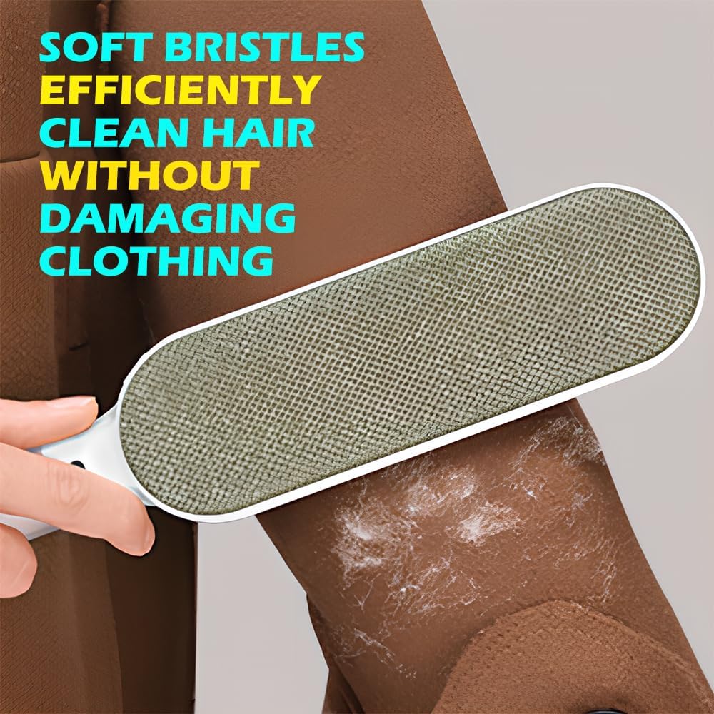 Double Sided Self-Cleaning Pet Hair Remover for Laundry, Dog Hair Remover, Cat Hair Remover, Pet Lint Roller Brush, Magic Cleaner Brush, Lint Brush Clothes, Pet Lint Brush A (Blue)