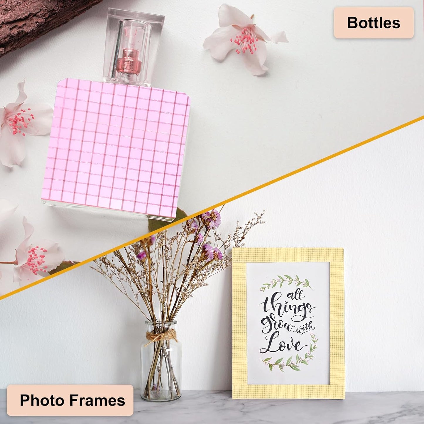 PATIKIL 5x5mm Self Adhesive Mirrors Mosaic Tiles, 3600 Pcs Square Mini Glass Mosaic Disco Tile Sticker for DIY Craft Disco Ball Party Decoration, Silver Tone