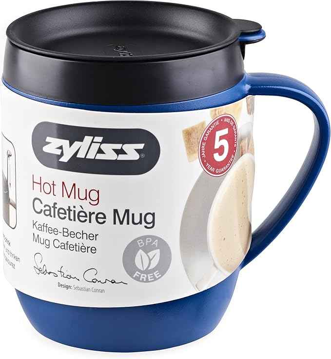 Zyliss Hot Mug Cafetiere, Blue