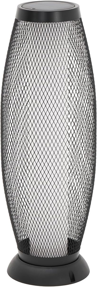 Patio Solar Light Flickering Flame Solar Lamps Hollow Out Waterproof Outdoor Lantern Metal Decorative Lights for Deck Porch Yard