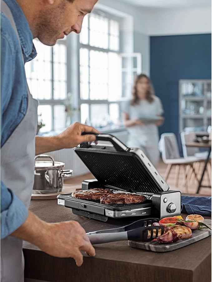 WMF CE Lono Contact Grill, Silver