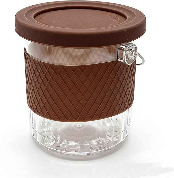 Upgrade Replacement Containers for Ninja Creami Pints with Lids and Silicone sleeve - 4 Pack, 16oz Cups Compatible with NC301 NC300 NC299AMZ NC290 Series Ice Cream Maker