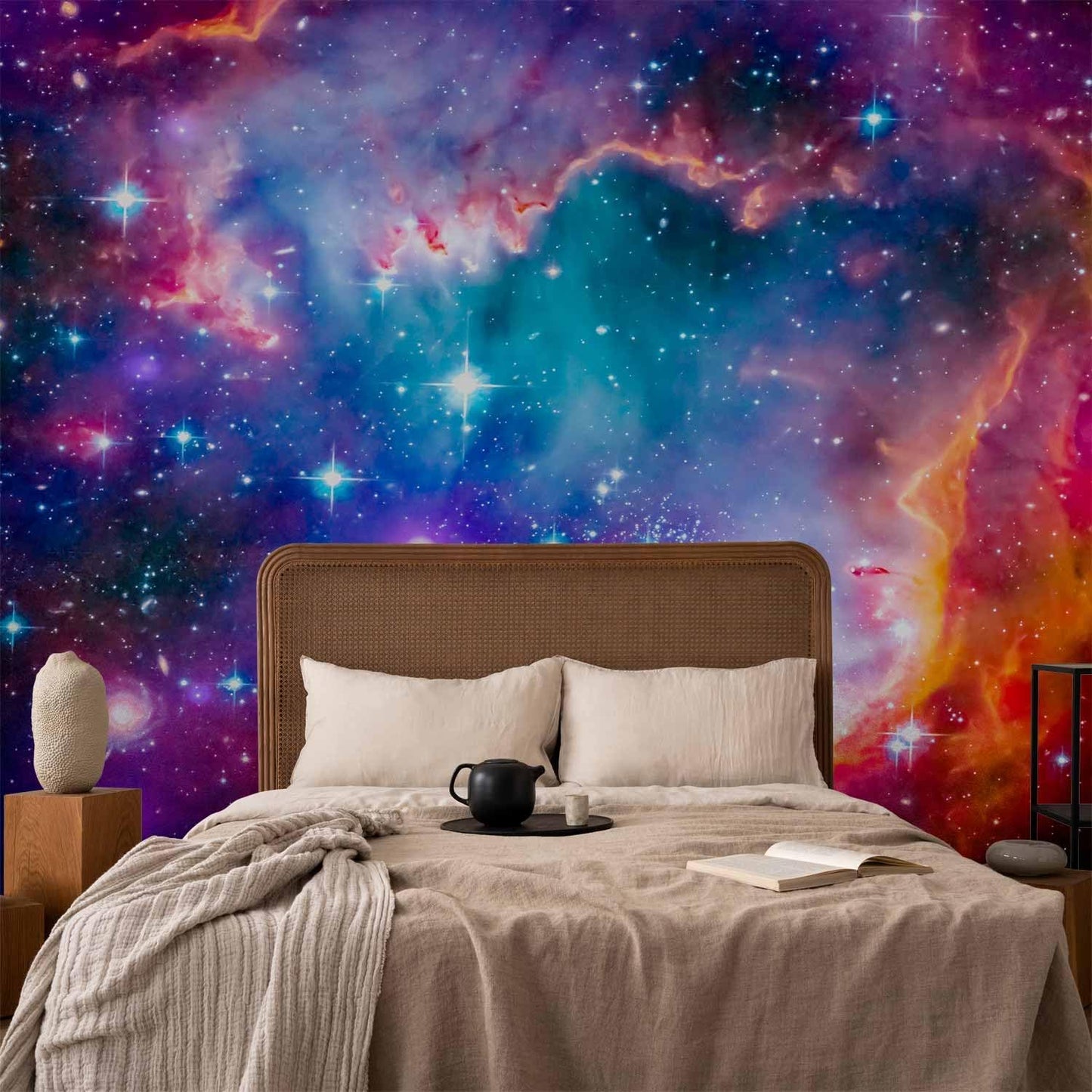 artgeist Wall Mural Abstract 98x69 in - XXL Non-Woven Wallpaper Fleece Wall Decor Photo Print Picture Image Design Abstract Cosmos Sky Star i-G-10010-a-a