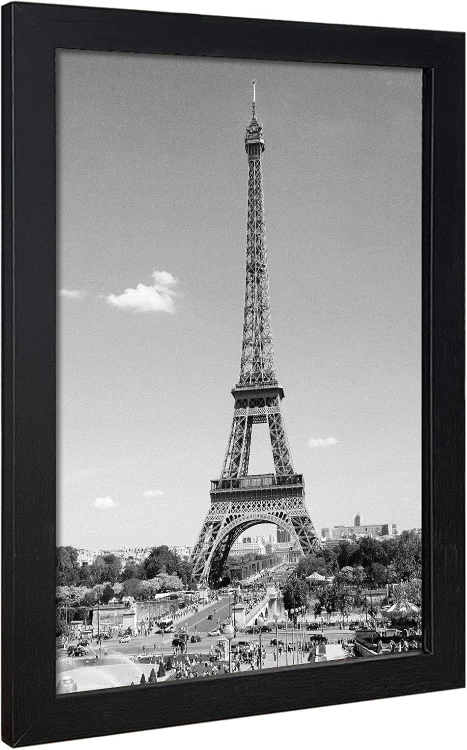 VCK Poster Frames 13x19 Black 3 Pack, Solid Wood Picture Frames for Wall Mounting Hanging Art and Puzzle Frame