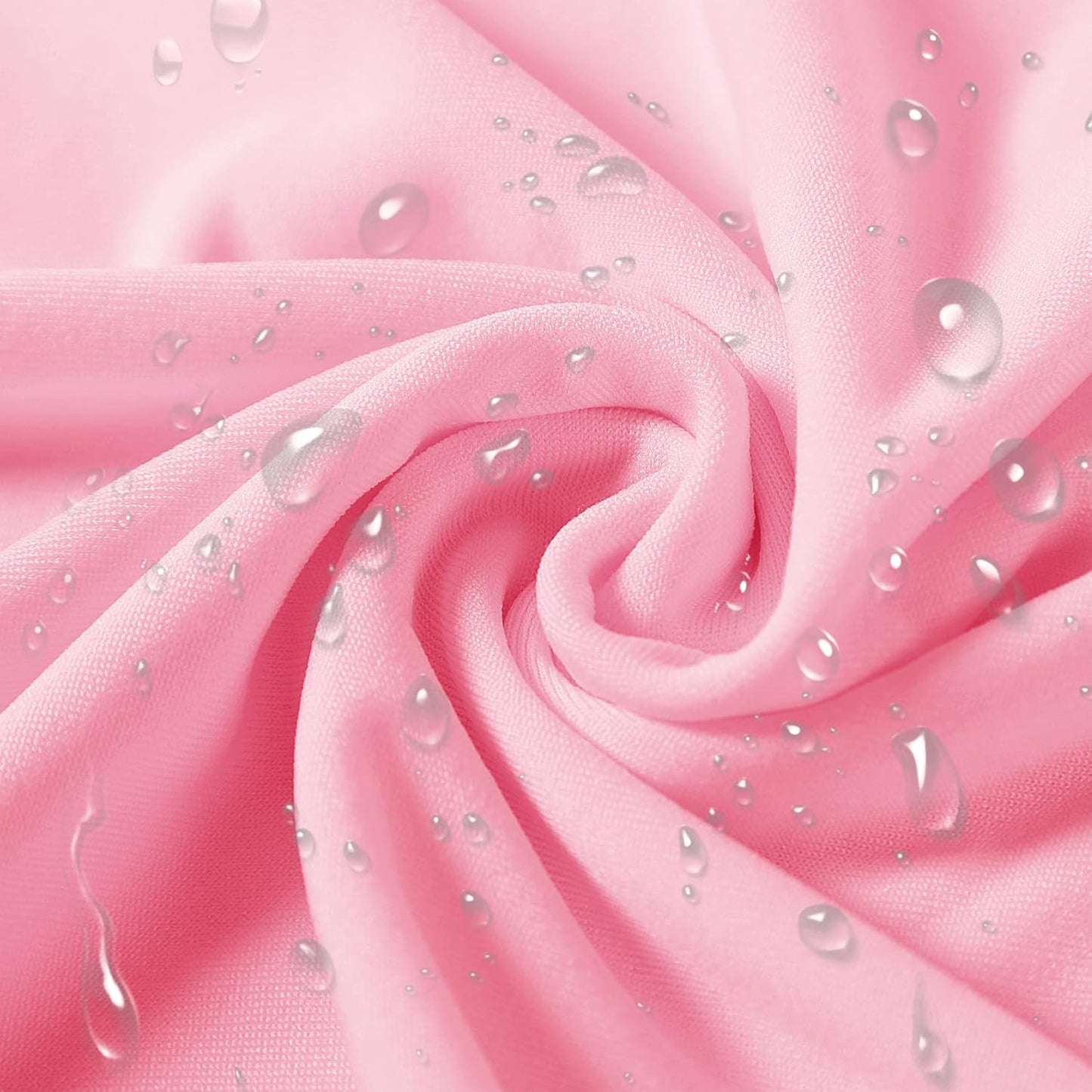 SUPERO Waterproof Spandex Chair Cover 12PCS, Stretch Dining Chair Covers, Polyester Outdoor Chair Covers, Protector Stretch Chair Cover for Party Universal, Banquet, Wedding Event, Hotel(Pink)