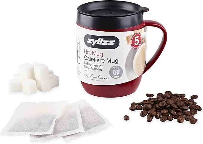 Zyliss Hot Mug Cafetiere, Red