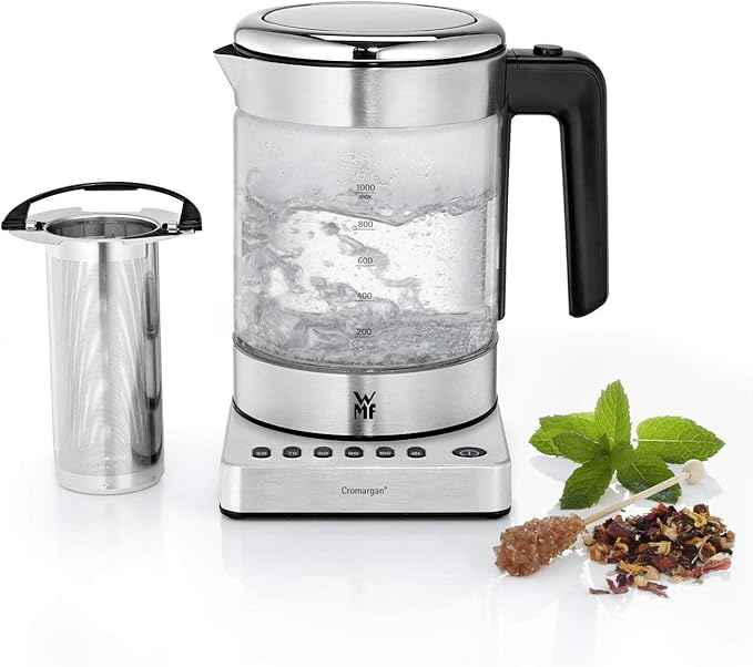 WMF 0413180012 Kitchen Minis Glass Kettle (220 Volts - Not for USA)